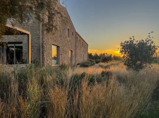 Mas La Pletera Couché de soleil